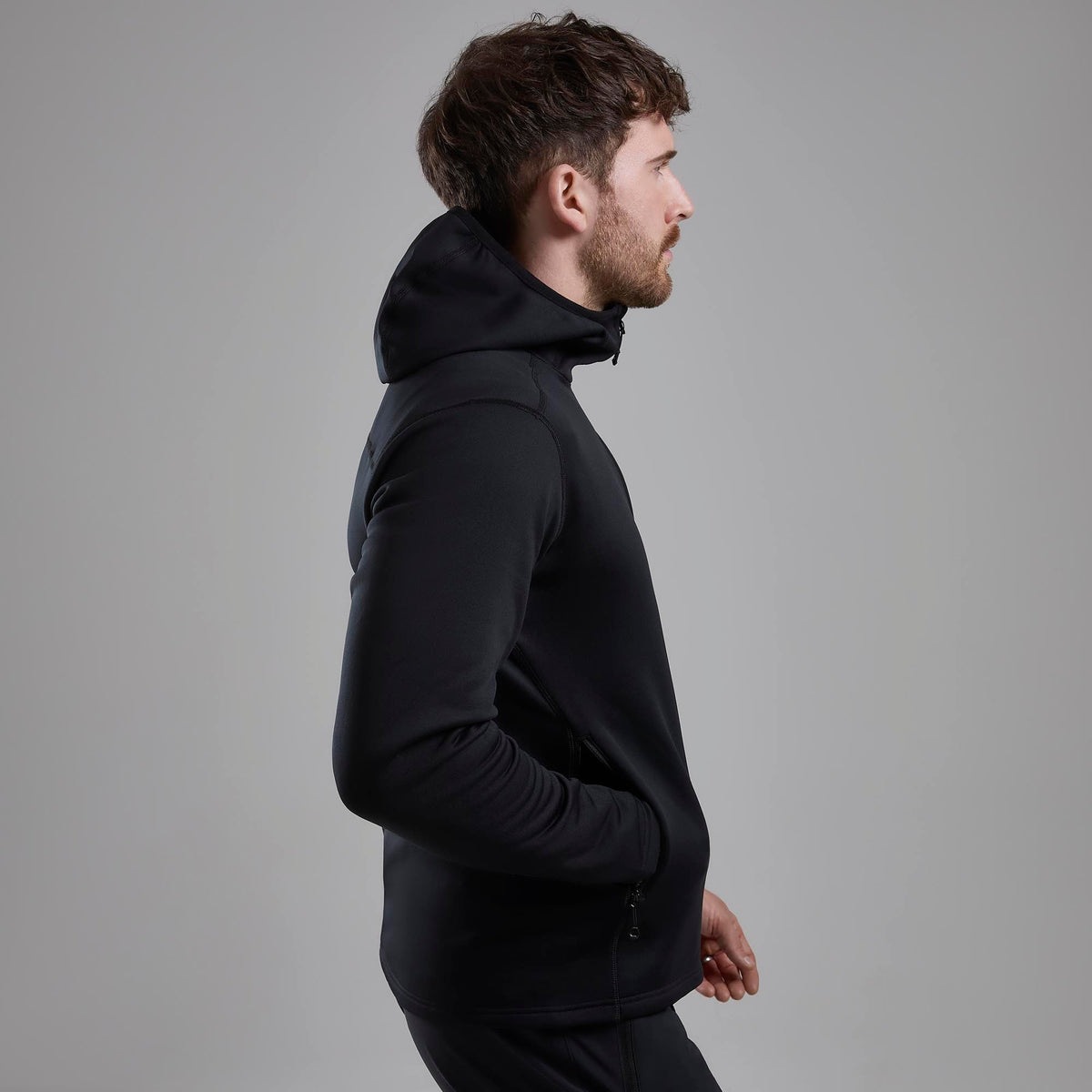 Fury Lite Hooded Fleece Jacket para hombre en Black, vista alternativa 2
