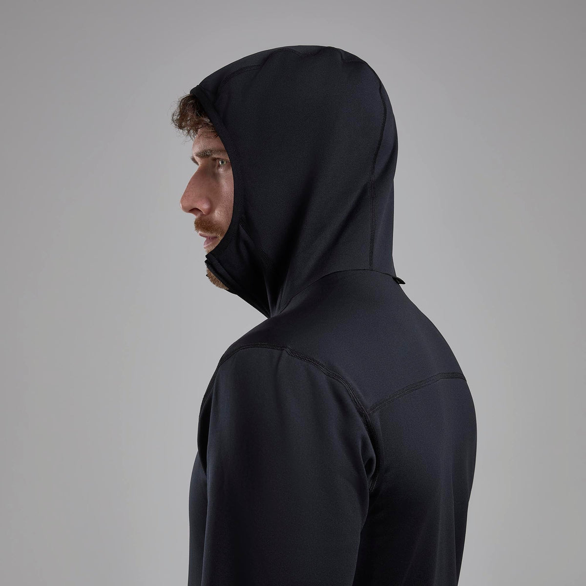 Fury Lite Hooded Fleece Jacket para hombre en Black, vista alternativa 3