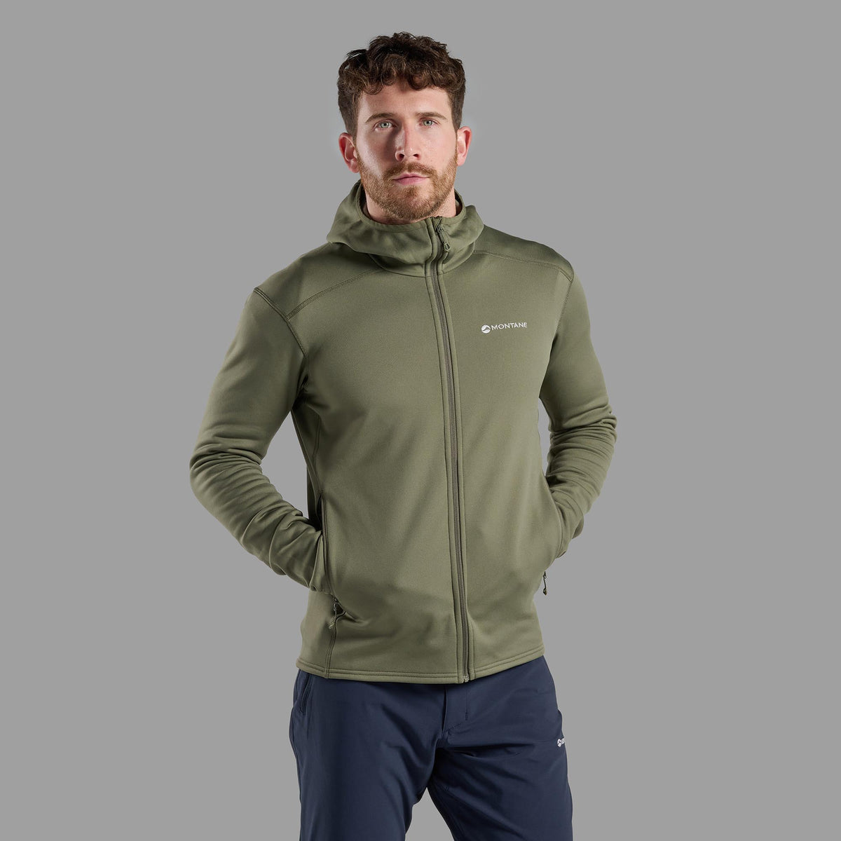 Fury Lite Hooded Fleece Jacket para hombre en Caper, vista alternativa 2