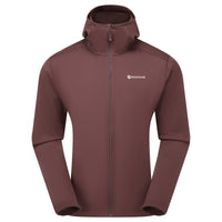 Fury Lite Hooded Fleece Jacket para hombre en Dark Garnet, vista principal