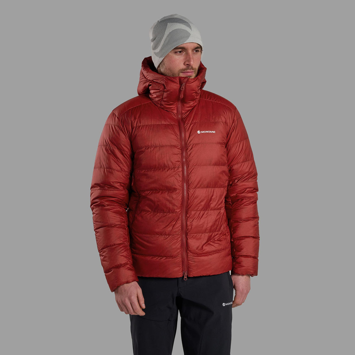 Chaqueta Kamen Dark Maple para hombre en uso, vista frontal