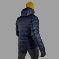Chaqueta Kamen Eclipse Blue para hombre en uso, vista posterior