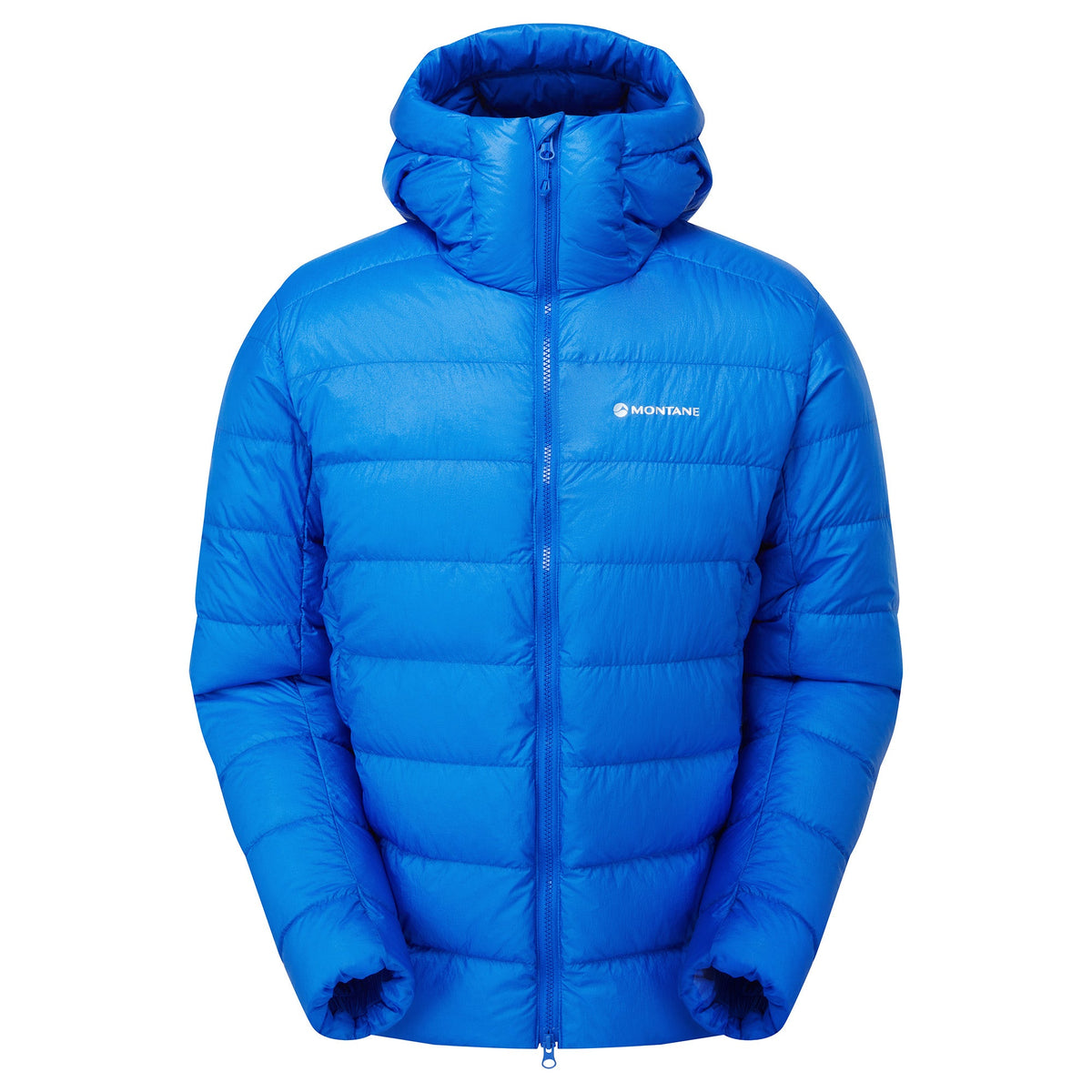 Chaqueta de plumas Kamen para hombre en Neptune Blue, vista frontal