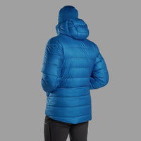 Chaqueta Kamen Neptune Blue para hombre en uso, vista posterior