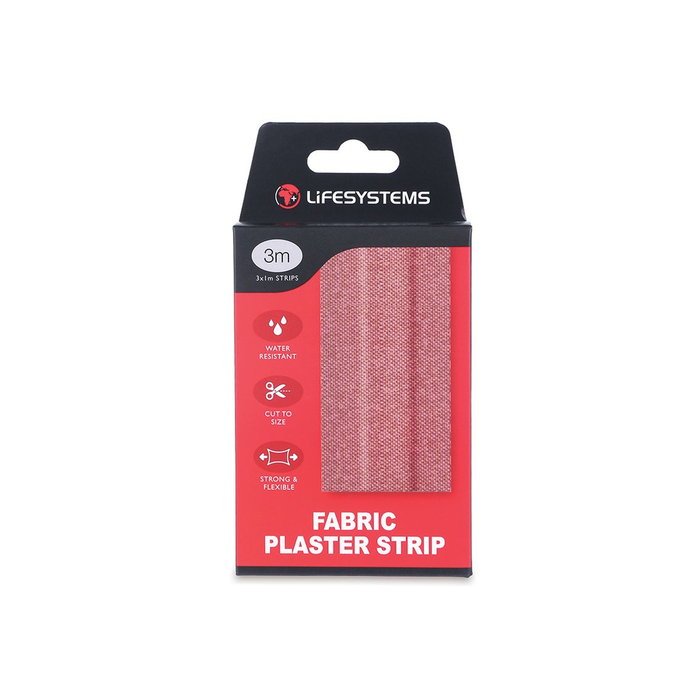 Tira de apósito de tela 4 cm × 1 m, pack de 3 de Lifesystems
