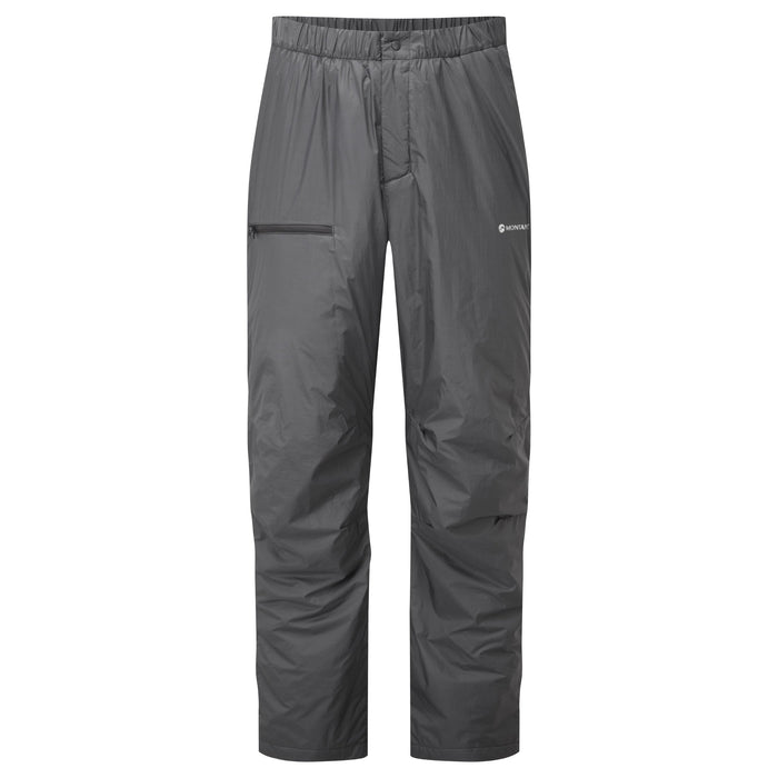 Pantalón aislante Fortes Lite para hombre en Midnight Grey, vista frontal