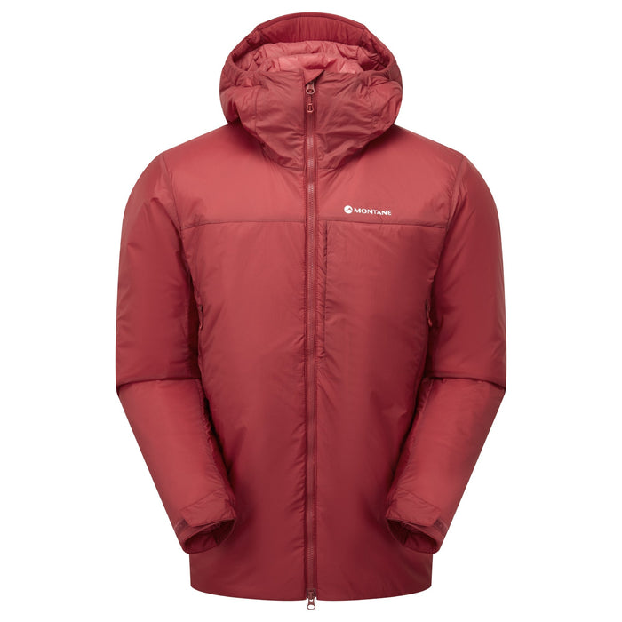 Fortes XT Hooded Insulated Jacket Dark Maple para hombre, vista frontal