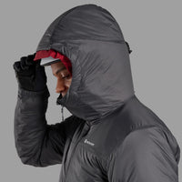 Detalle de ajuste de la Fortes XT Midnight Grey