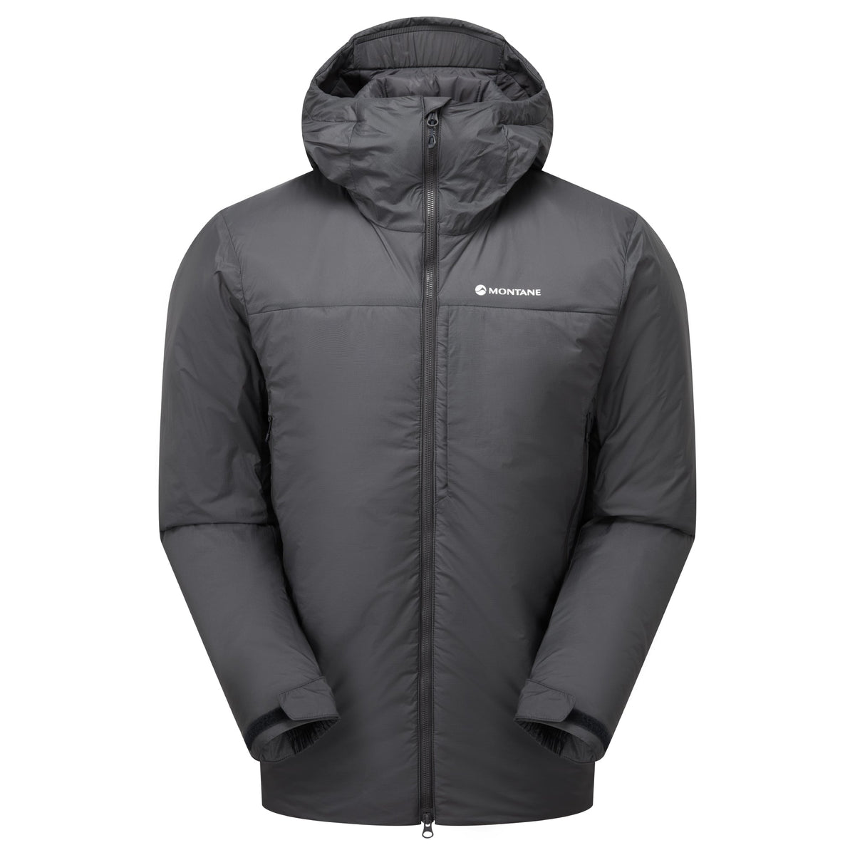 Fortes XT Hooded Insulated Jacket Midnight Grey para hombre, vista frontal
