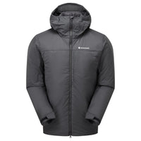 Fortes XT Hooded Insulated Jacket Midnight Grey para hombre, vista frontal
