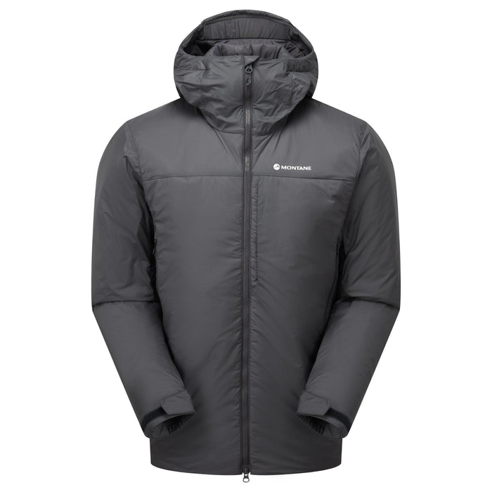 Fortes XT Hooded Insulated Jacket Midnight Grey para hombre, vista frontal