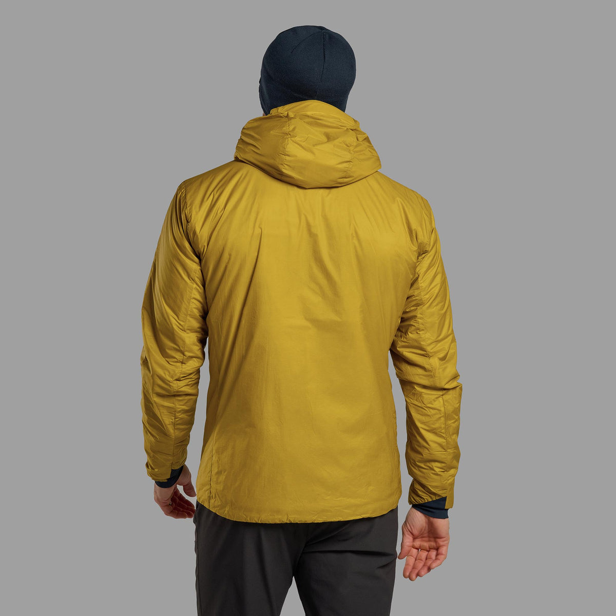 Montane Fortes Lite Hoodie para hombre en Ginkgo Gold - vista trasera