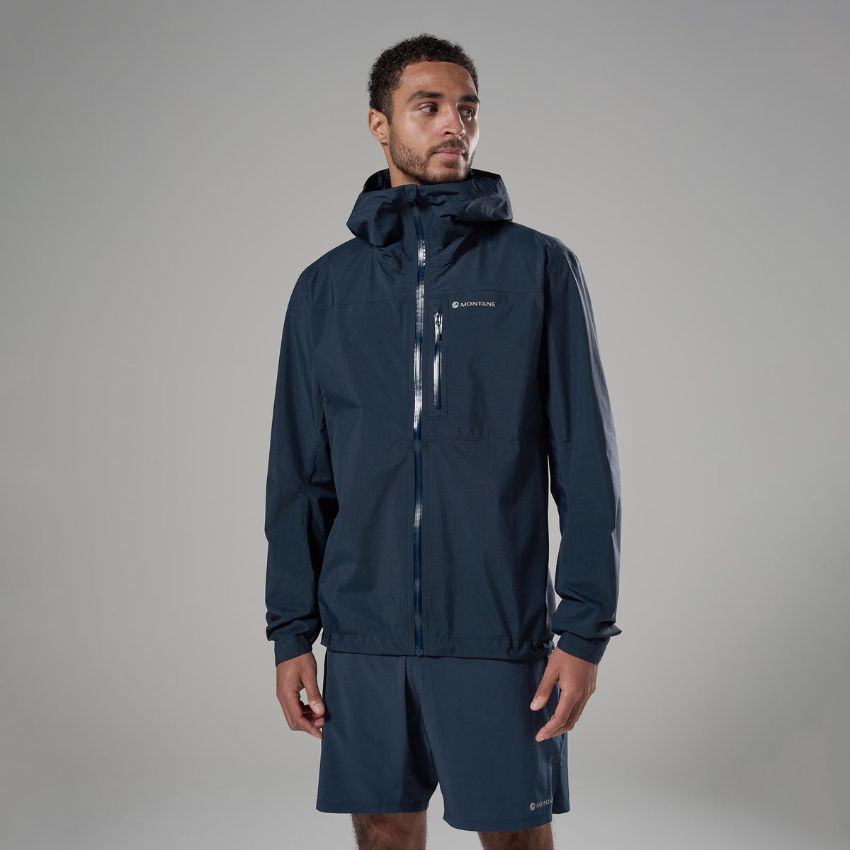 Chaqueta Minimus Lite Eclipse Blue para hombre, vista de ajuste