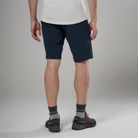 Pantalón corto Montane Mossa Softshell Eclipse Blue, vista trasera