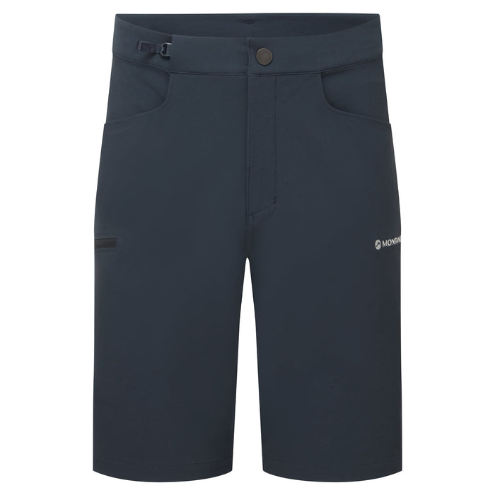 Pantalón corto Montane Mossa Softshell Eclipse Blue, vista frontal