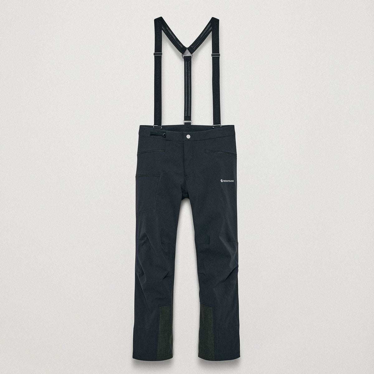 Pantalón Montane Mossa XT Softshell Black, vista frontal