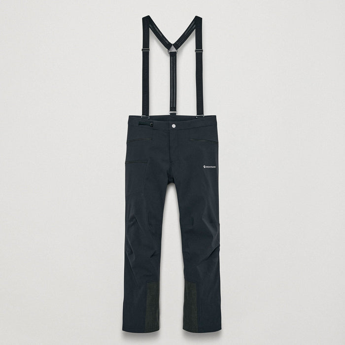 Pantalón Montane Mossa XT Softshell Black, vista frontal