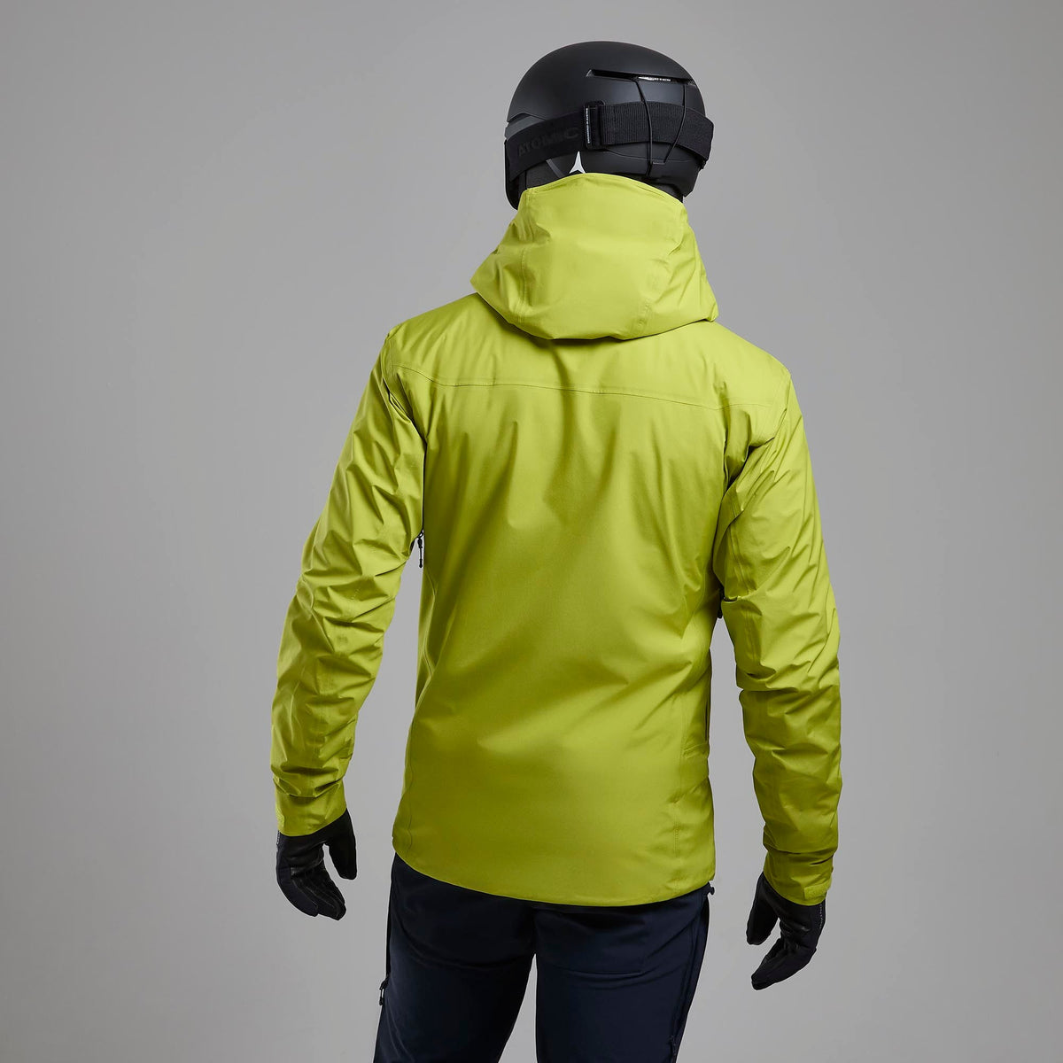 Chaqueta impermeable Niveus Lite Citrus Spring para hombre, vista trasera
