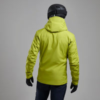 Chaqueta impermeable Niveus Lite Citrus Spring para hombre, vista trasera