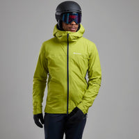 Chaqueta impermeable Niveus Lite Citrus Spring para hombre con casco