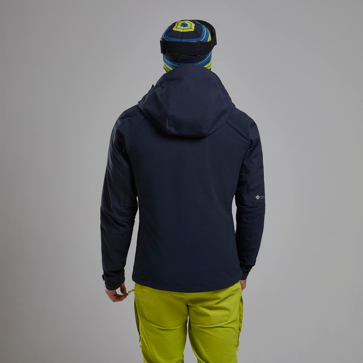 Chaqueta softshell Nordes Hoodie 2.0 Eclipse Blue, vista trasera