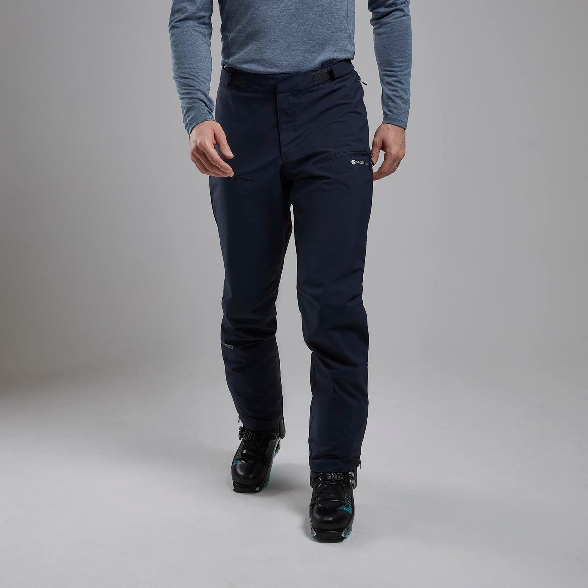Montane Nordes Pants para hombre en Eclipse Blue - vista frontal
