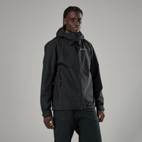 Chaqueta Montane Norste Lite impermeable Black para hombre, vista de ajuste