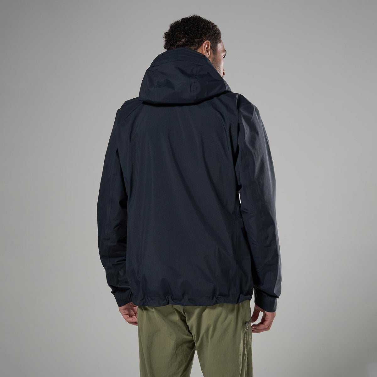 Norste Waterproof Jacket Black para hombre, vista trasera
