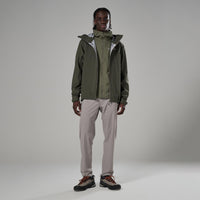 Norste Waterproof Jacket Moss para hombre, vista frontal abierta