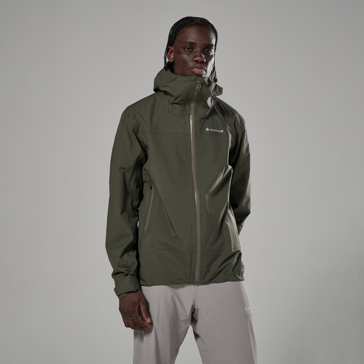 Norste Waterproof Jacket Moss para hombre, vista frontal