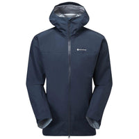 Chaqueta impermeable Phase para hombre en Eclipse Blue, vista frontal