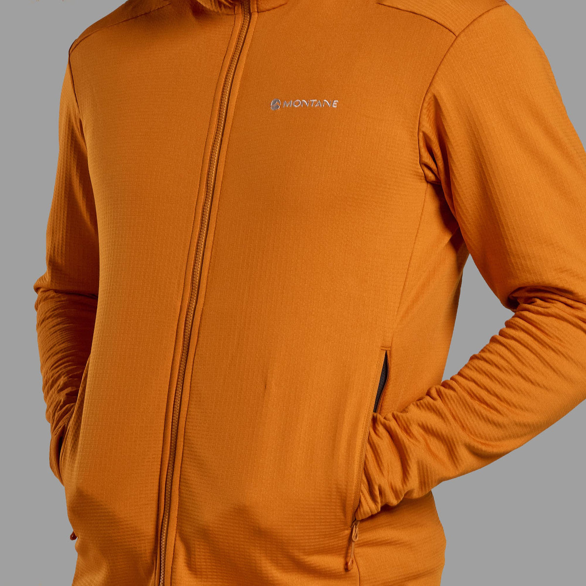 Protium Hooded Fleece Jacket Amber para hombre, vista alternativa 3