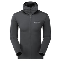Protium Hooded Fleece Jacket Midnight Grey para hombre, vista frontal
