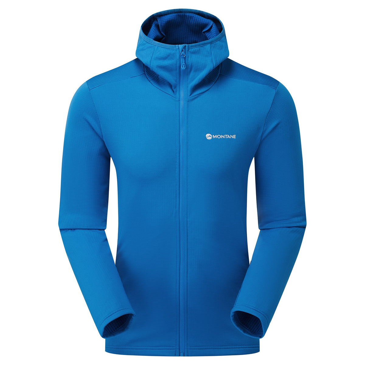 Protium Hooded Fleece Jacket Neptune Blue para hombre, vista frontal