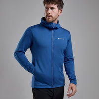Protium Hooded Fleece Jacket Neptune Blue para hombre, vista alternativa 3