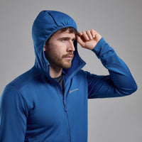 Protium Hooded Fleece Jacket Neptune Blue para hombre, vista alternativa 4