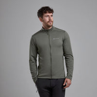 Protium Fleece Jacket para hombre Caper, detalle frontal
