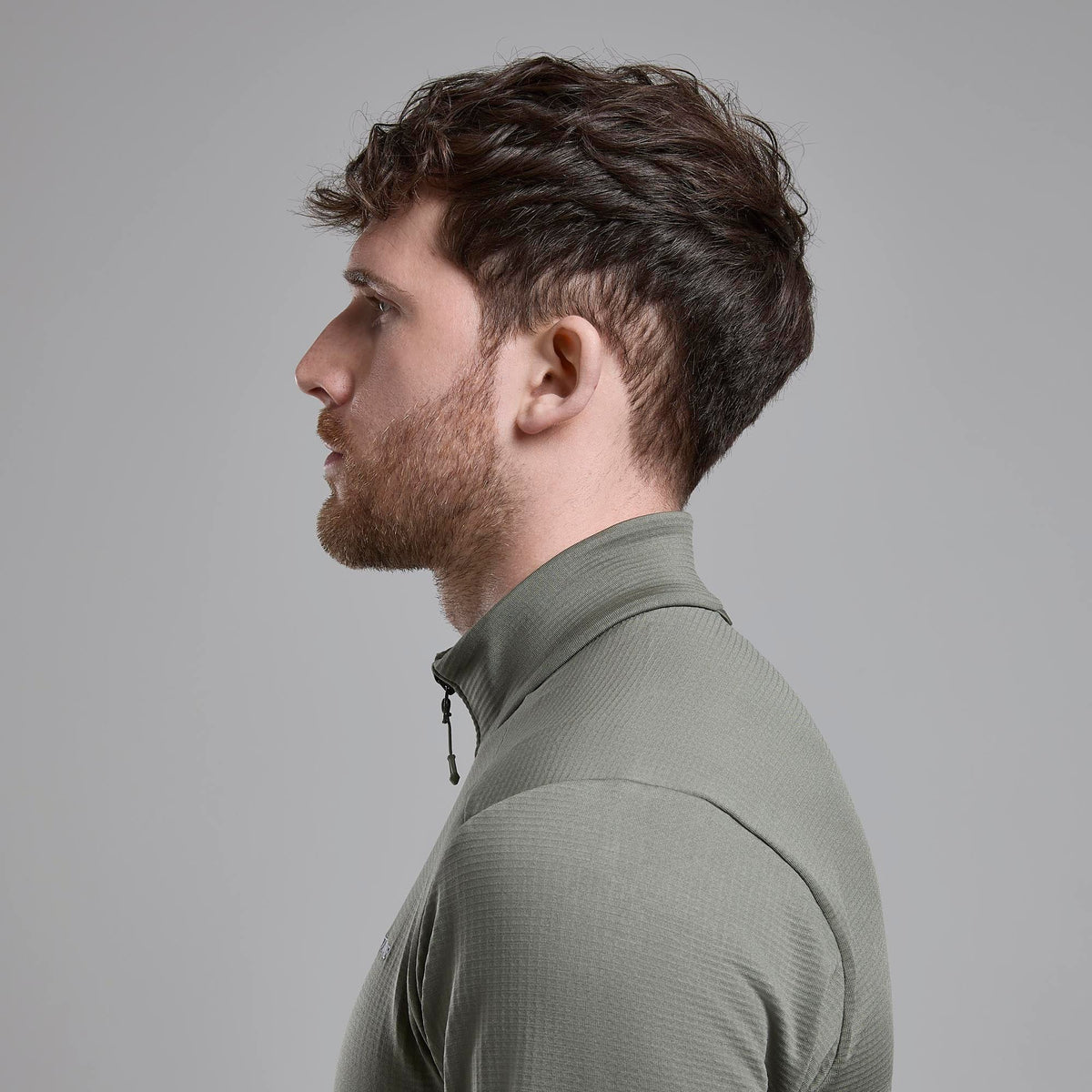 Protium Fleece Jacket para hombre Caper, detalle de ajuste