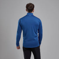 Protium Fleece Jacket para hombre Neptune Blue, vista trasera