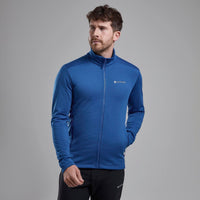 Protium Fleece Jacket para hombre Neptune Blue, vista de actividad