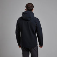 Tenacity XT Hooded Softshell Jacket para hombre en Black, vista trasera