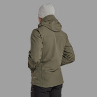 Tenacity XT Hooded Softshell Jacket para hombre en Caper, vista trasera
