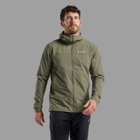 Tenacity Nano Hooded Softshell Jacket para hombre en Caper, vista alternativa 2