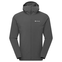 Tenacity Nano Hooded Softshell Jacket para hombre en Midnight Grey, vista principal
