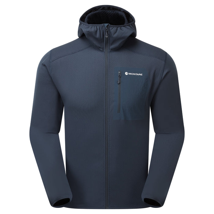 Forro polar Montane Zepher Hooded para hombre Eclipse Blue - vista 1