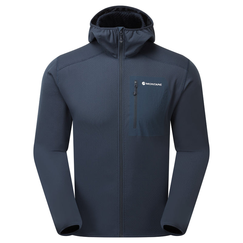 Forro polar Montane Zepher Hooded para hombre Eclipse Blue - vista 1
