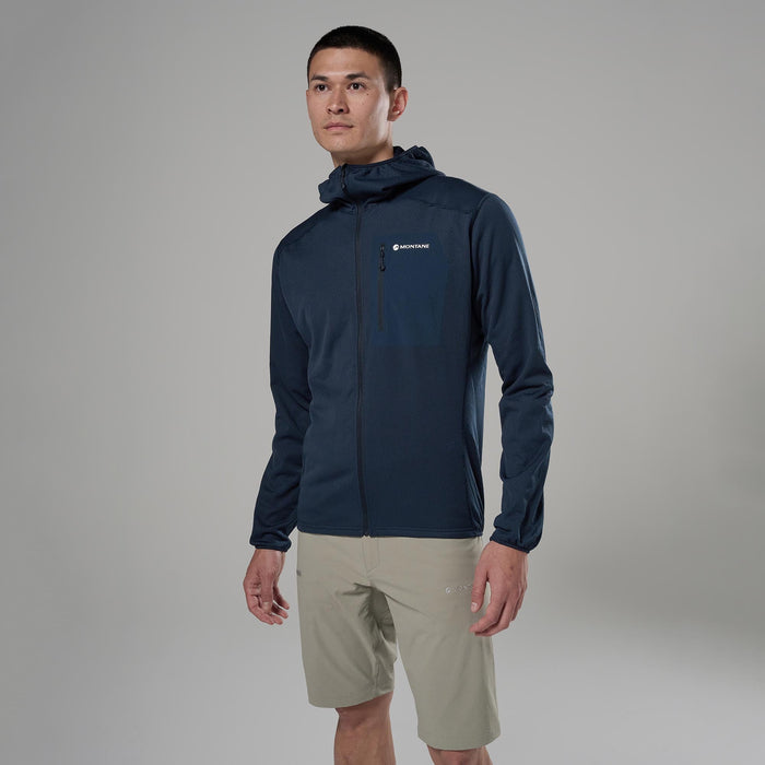 Forro polar Montane Zepher Hooded para hombre Eclipse Blue - vista 2