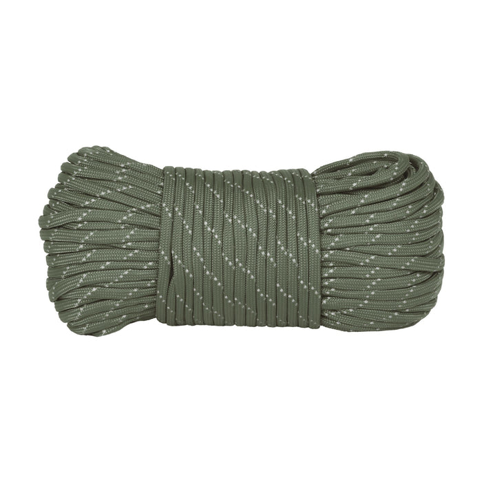 Paracord 550 reflectante 33 m — oliva Lifesystems