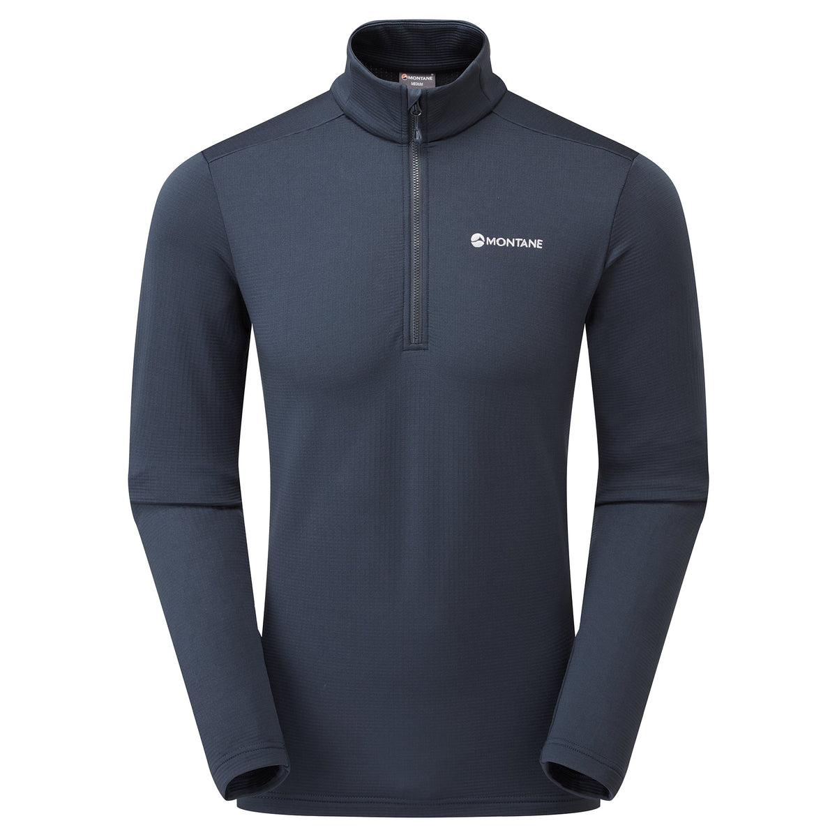 Montane Protium Fleece Pull-On para hombre en Eclipse Blue vista frontal