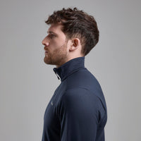 Montane Protium Fleece Pull-On para hombre en Eclipse Blue vista posterior